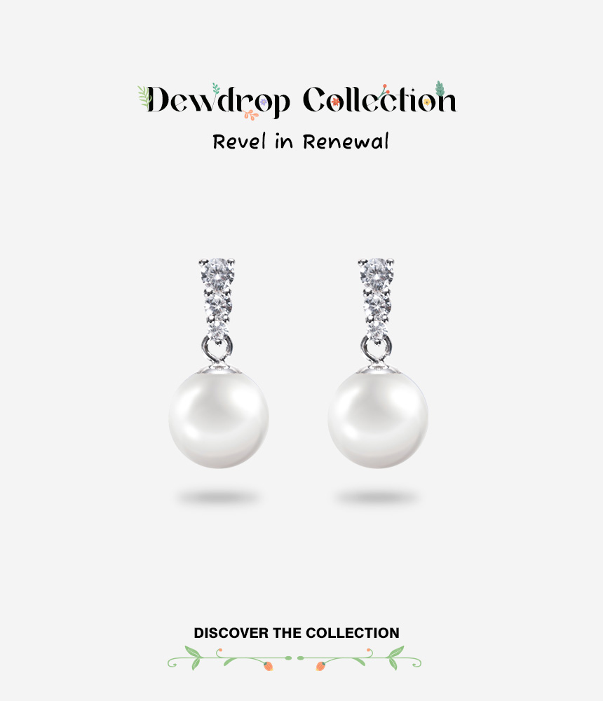 Jewelry Store丨Pearl Necklaces & Earrings 丨 White Victoria