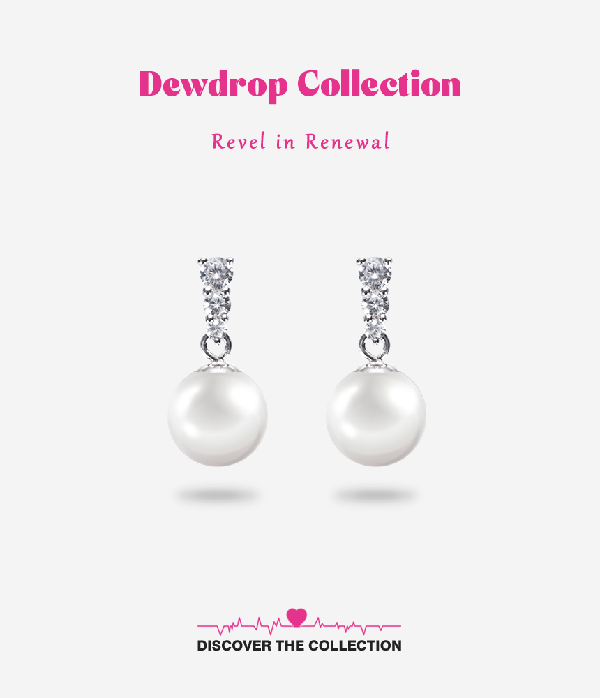 Jewelry Store丨Pearl Necklaces & Earrings 丨 White Victoria