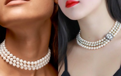 The Magic of a Three-Strand Pearl Necklace