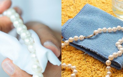 The Whitening and Bleaching of Pearls