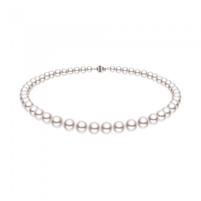 8.0-8.5mm White Freshwater Pearl Necklace - AAA Quality