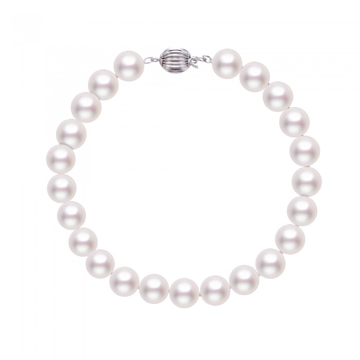 6.5-7.0mm White Freshwater Pearl Bracelet - AAAA Quality