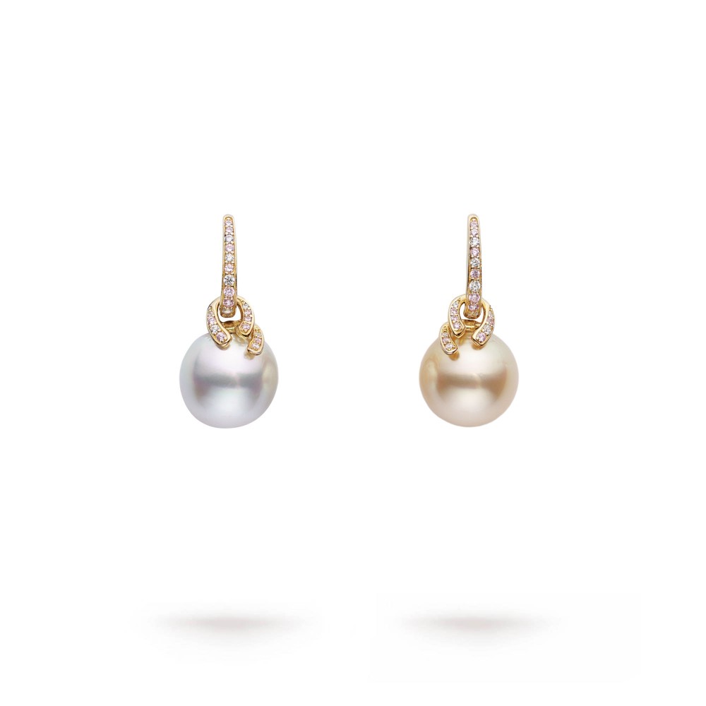 15.0mm Two-Tone Seawater Pearl Earrings