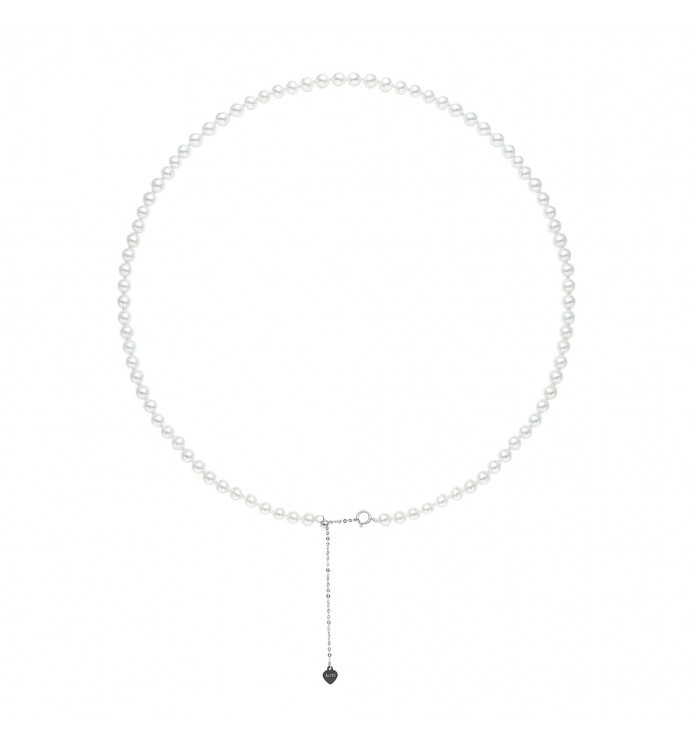 4.5-5.0mm White Akoya Pearl Necklace - AAAAA Quality