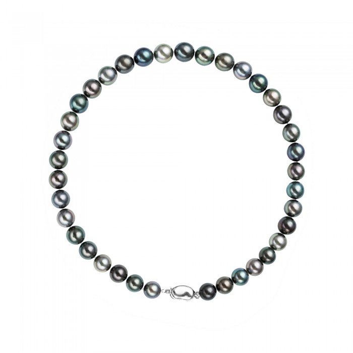 10.0-12.0mm Multicolor Tahitian Pearl Necklace - AAAA Quality