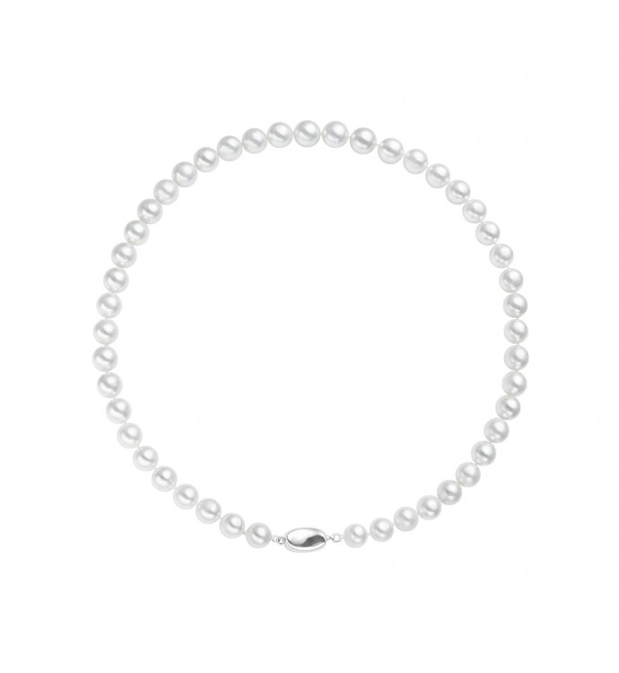 8.0-10.0mm White South Sea Pearl Necklace - AAAA Quality