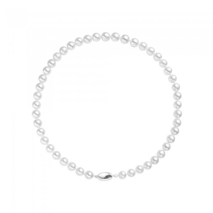 8.0-10.0mm White South Sea Pearl Necklace - AAAA Quality