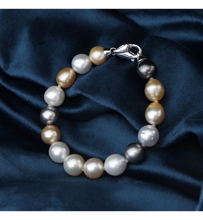 10.5-11.0mm South Sea Baroque Pearl Bracelet