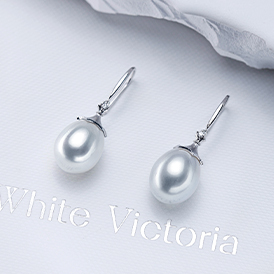 Jewelry Store丨Pearl Necklaces & Earrings 丨 White Victoria