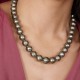 10.0-10.5 mm AA+ Tahitian Round Pearl Necklace