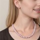 18 Inch 8.5-9.0 mm AA+ Lavender Freshwater Pearl Necklace