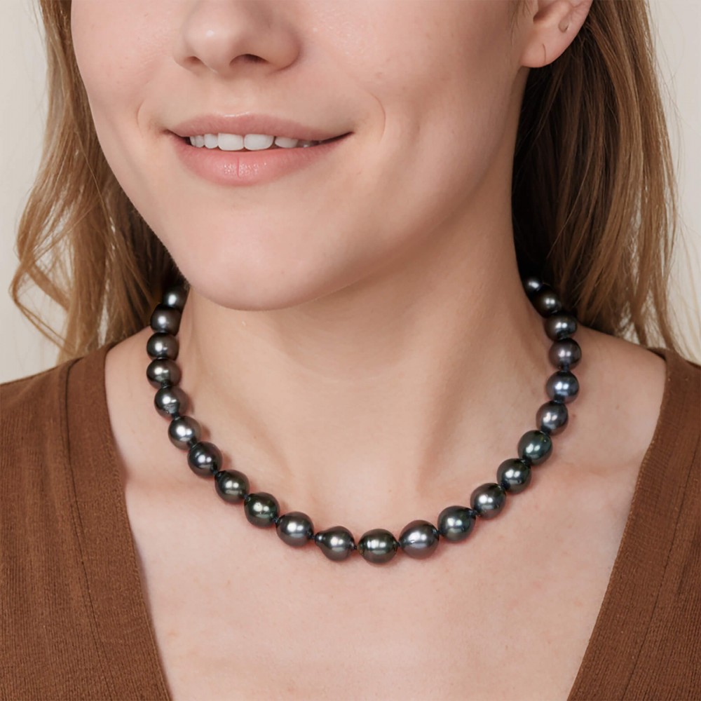 11.9-12.5 mm AA+/AAA Tahitian Drop Pearl Necklace