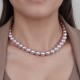 9.7-11.8 mm Cool Pale Pink Edison Freshwater Pearl Necklace