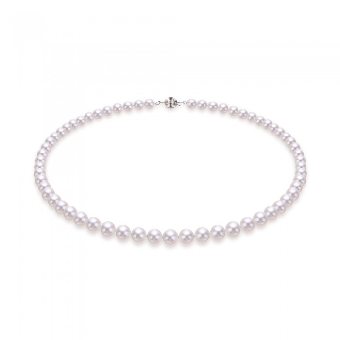 6.5-7.0mm White Freshwater Pearl Necklace - AAAA Quality