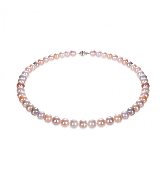 8.0-8.5mm Multicolor Freshwater Pearl Necklace - AAA Quality