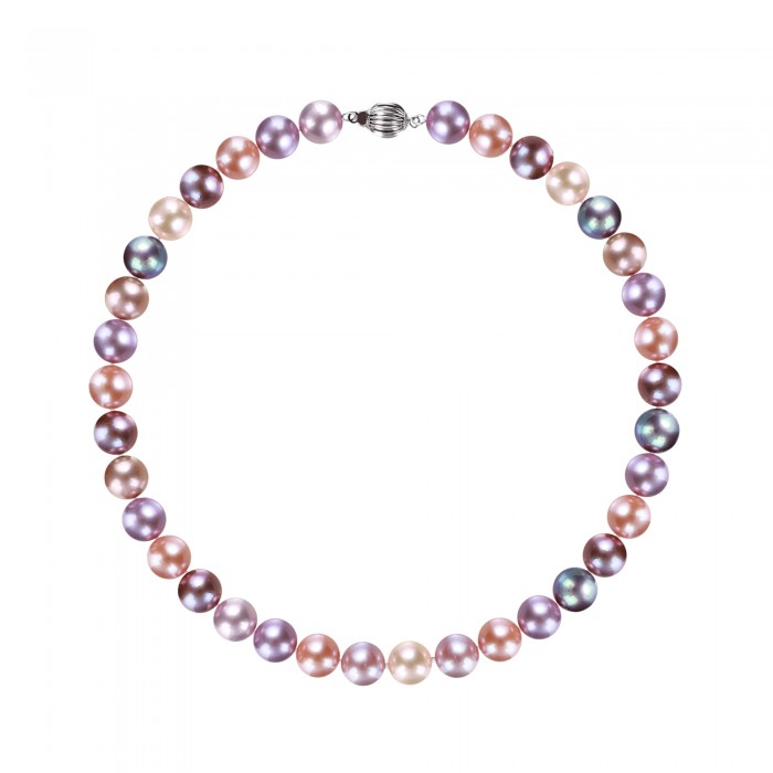 9.0-12.0mm Multicolor Freshwater Pearl Necklace - AAAA Quality