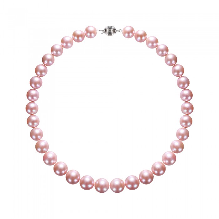 12.0-15.0mm Peach Freshwater Pearl Necklace - AAAA Quality