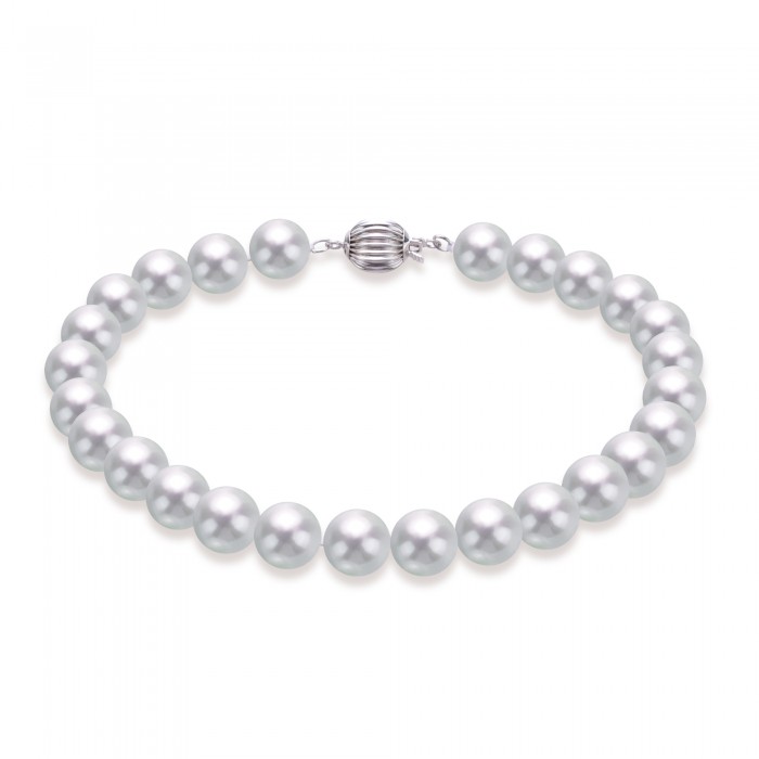 6.0-6.5mm White Freshwater Pearl Bracelet - AAAAA Quality