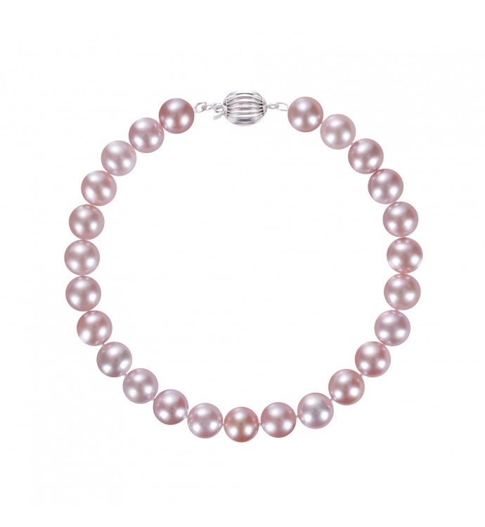 6.0-6.5mm Lavender Freshwater Pearl Bracelet - AAAA Quality