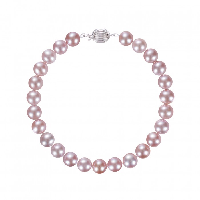 6.0-6.5mm Lavender Freshwater Pearl Bracelet - AAAA Quality