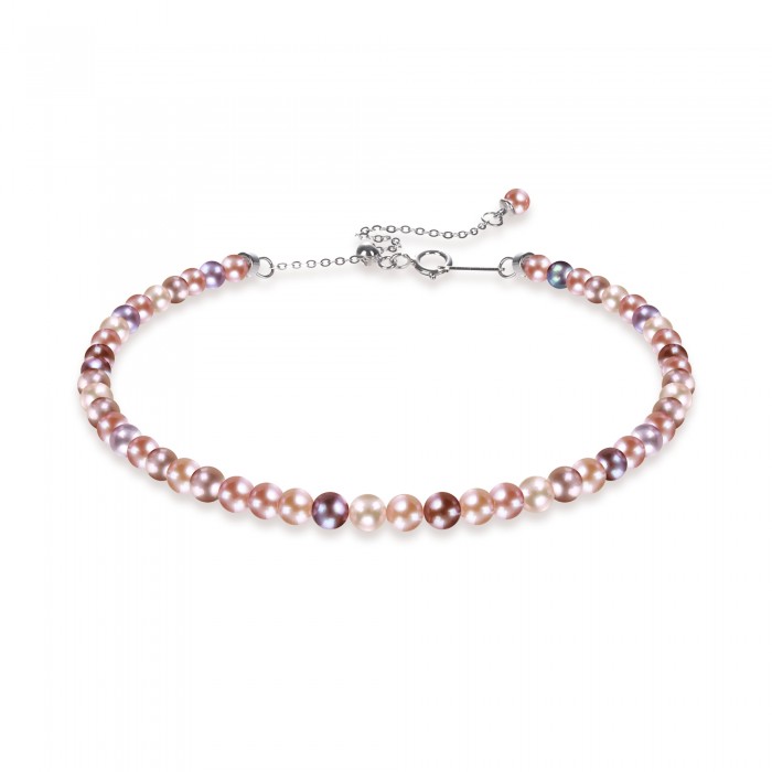 3.0-4.0mm Multicolor Freshwater Pearl Bracelet - AAAA Quality