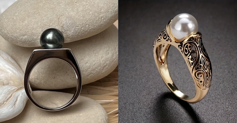 which finger to wear pearl ring for male