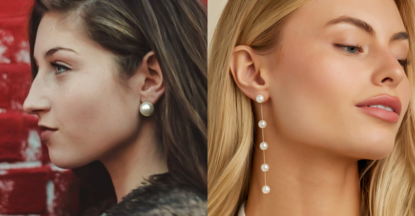 pearl earrings