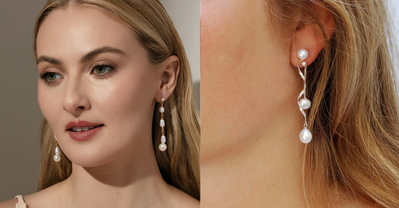 pearl earrings