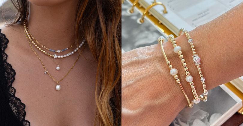 pearl bracelets