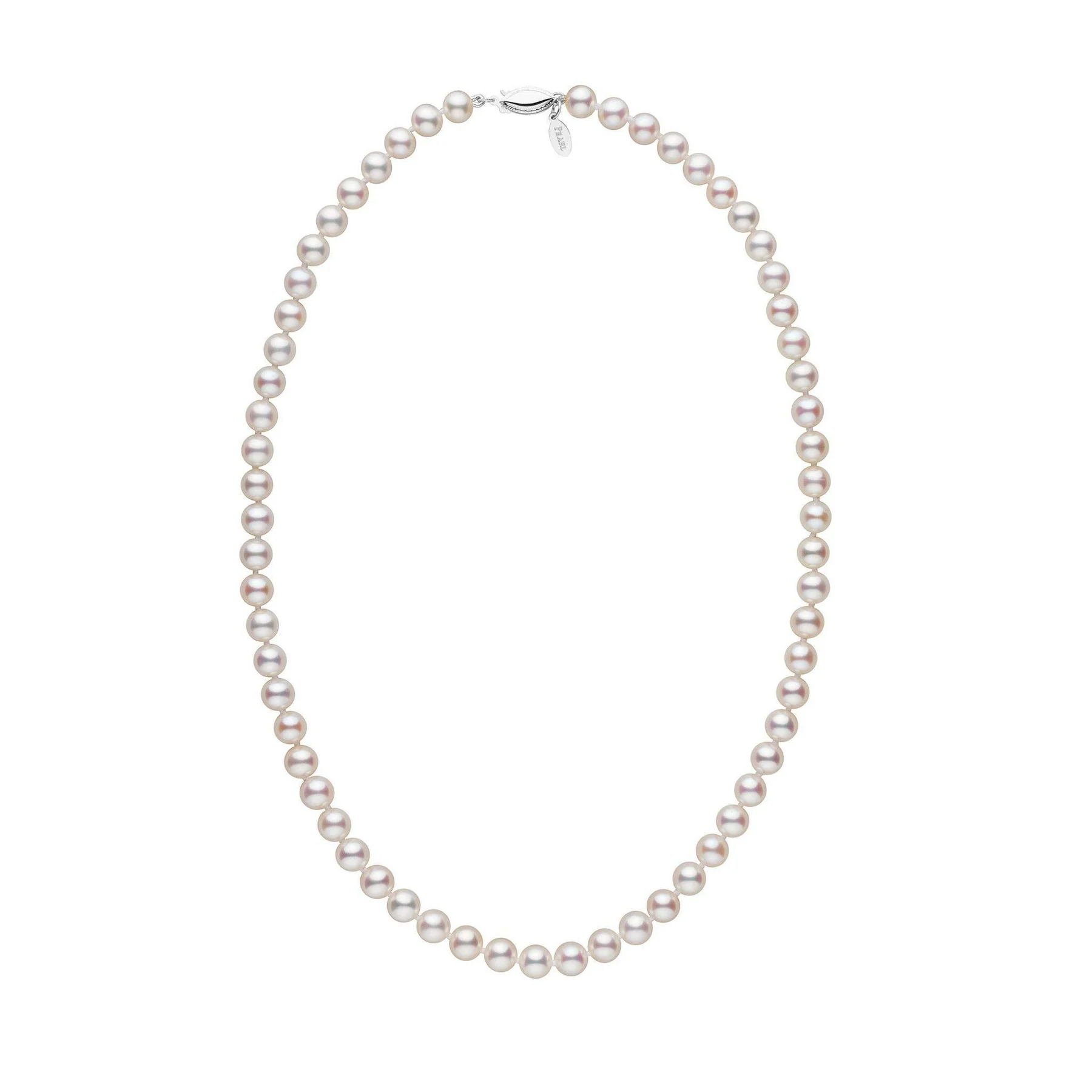 18Inch 6.5-7.0 mm Freshadama White Freshwater Pearl Necklace