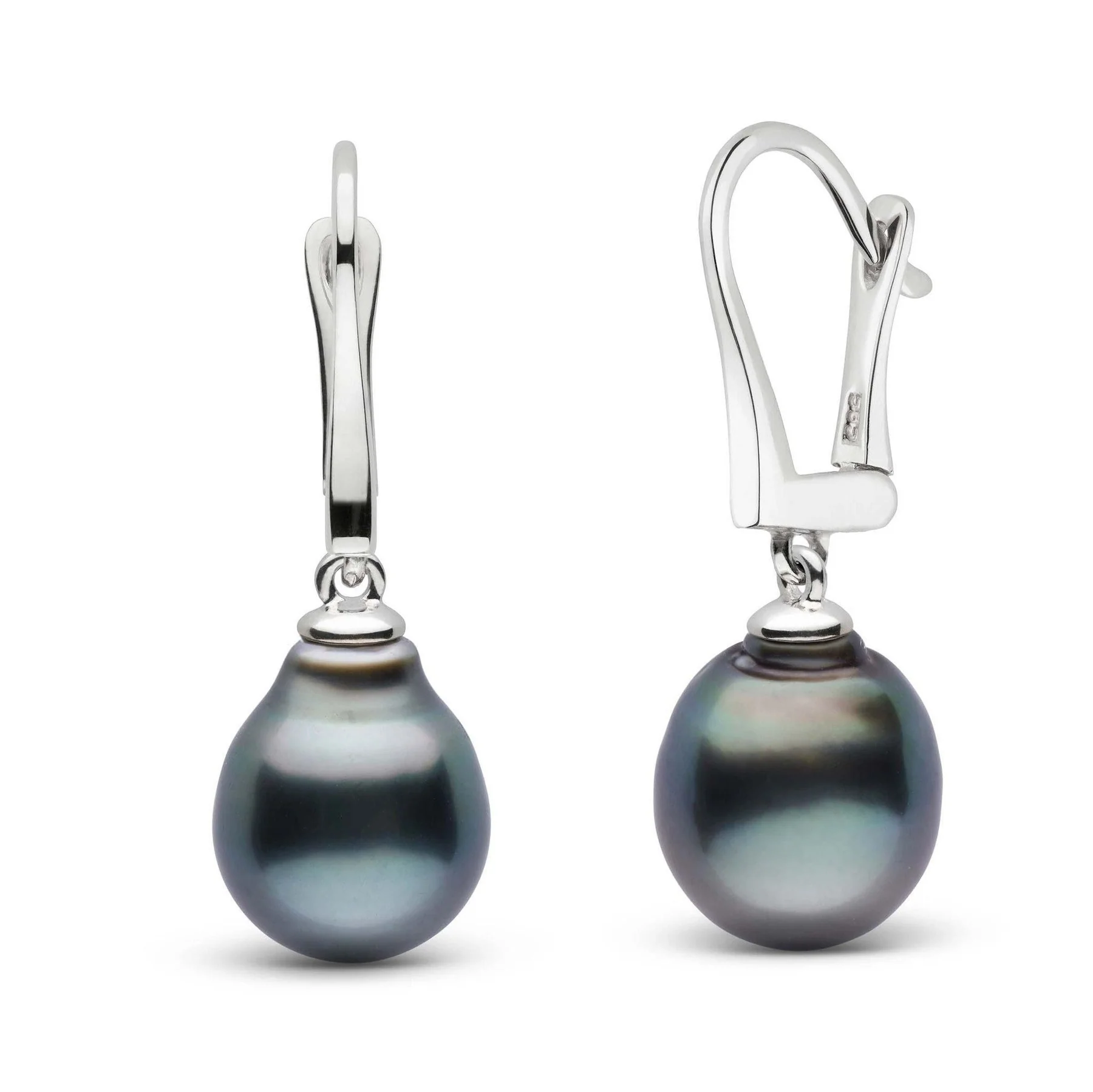 10.0-11.0 mm Classic Collection Tahitian Baroque Pearl Dangle Earrings