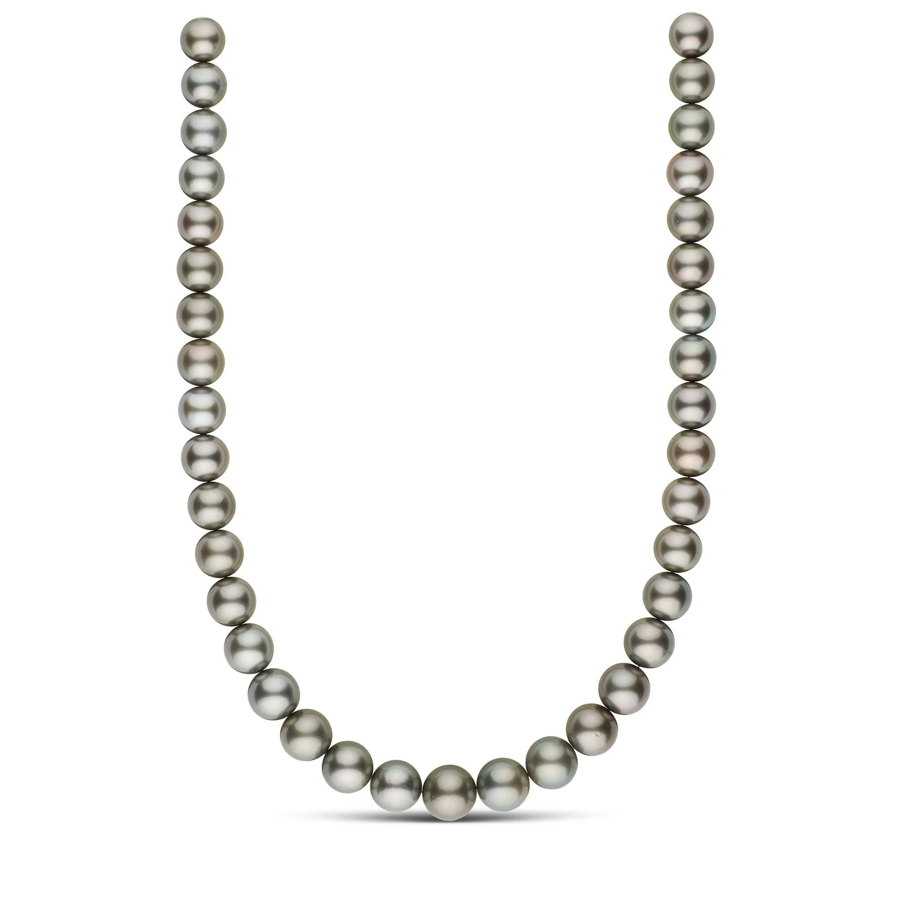 11.0-13.3 mm 18-Inch  AA+/AAA Round Tahitian Pearl Necklace