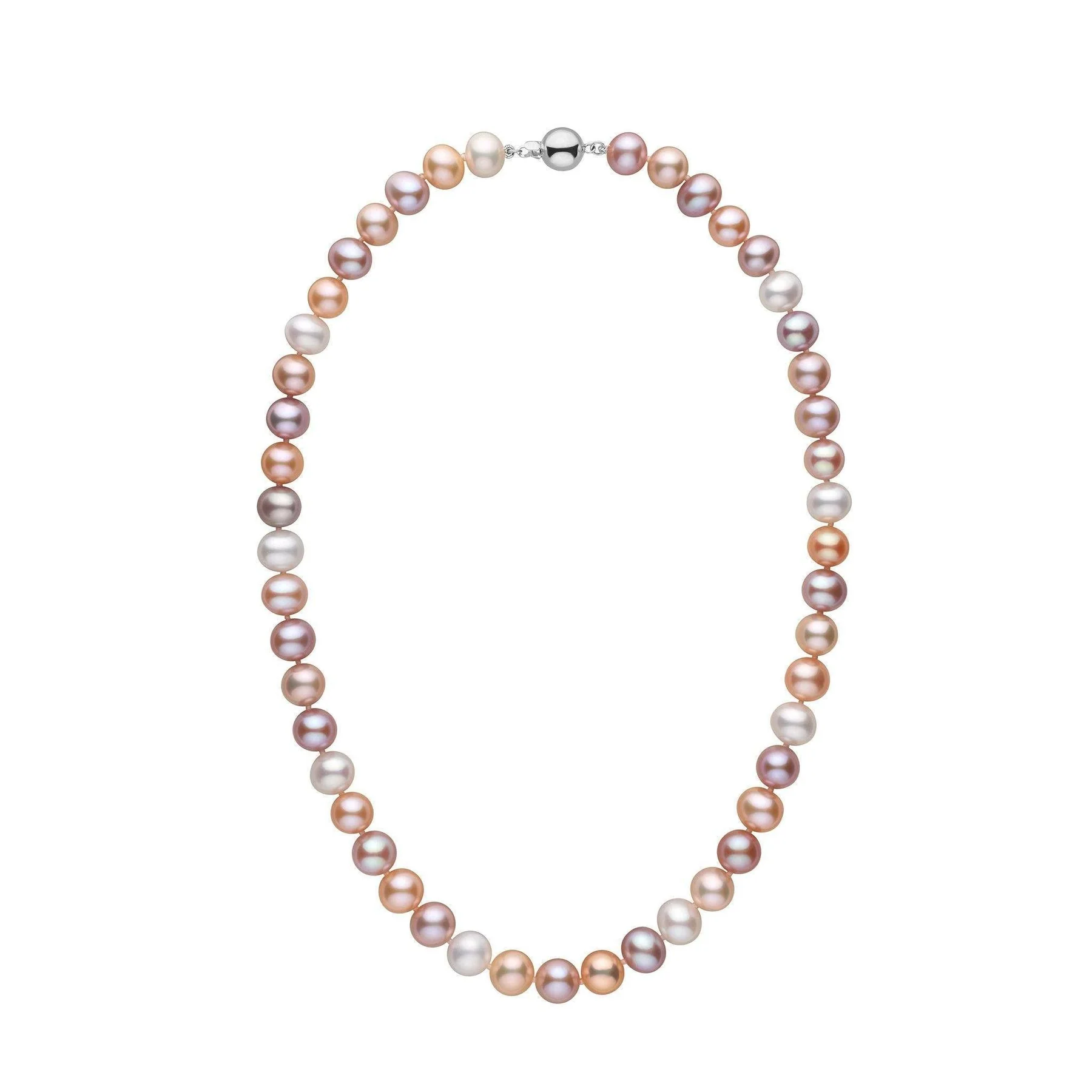 18 Inch 8.5-9.0 mm AA+ Multicolor Freshwater Pearl Necklace