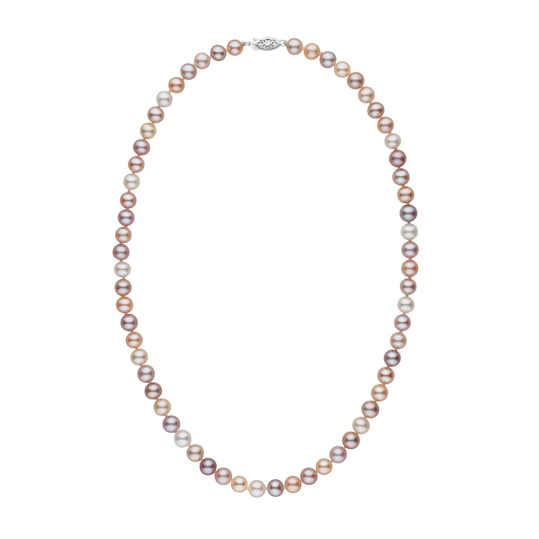 18 Inch 6.5-7.0 mm AAA Multicolor Freshwater Pearl Necklace